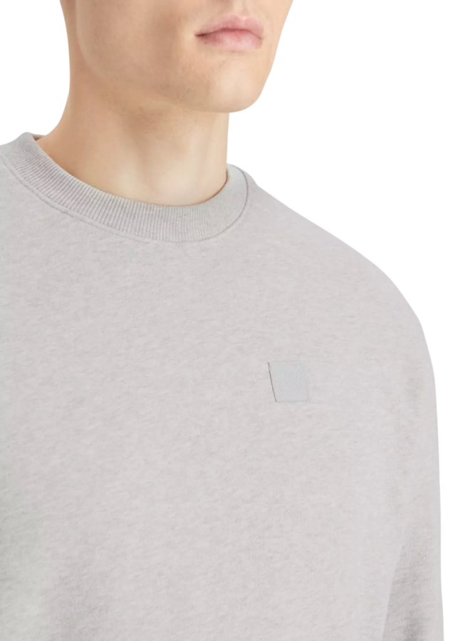 Chandail Scotch & Soda molletonné à col rond gris pâle mélange