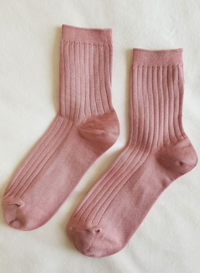 Bas Le Bon Shoppe Her socks rose désert