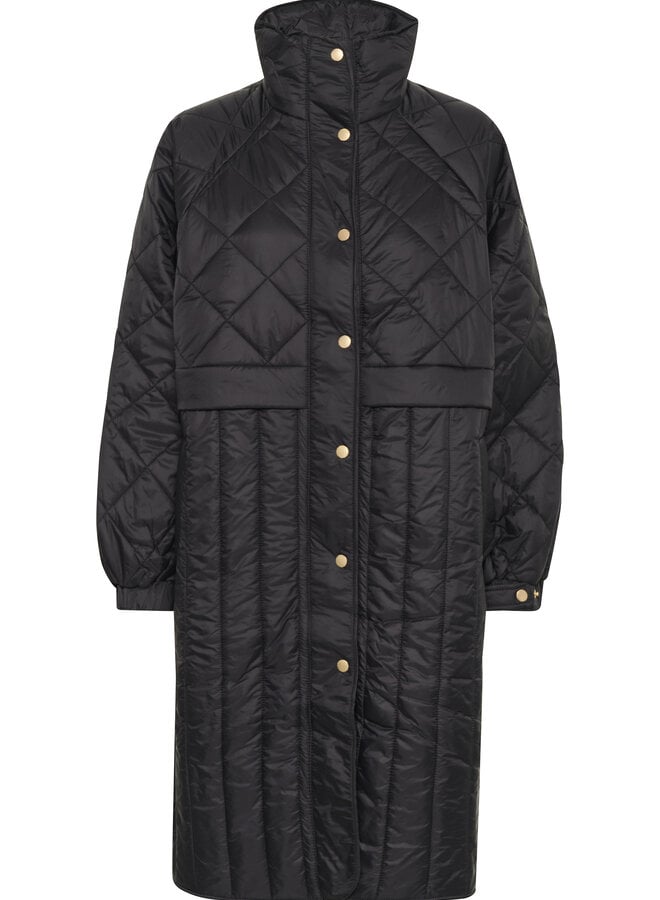 Manteau InWear Karmel mi-long noir
