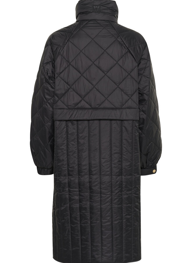 Manteau InWear Karmel mi-long noir