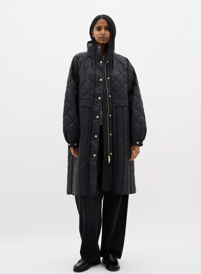Manteau InWear Karmel mi-long noir