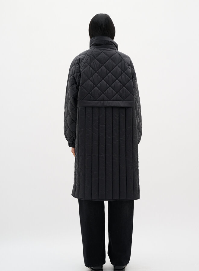 Manteau InWear Karmel mi-long noir