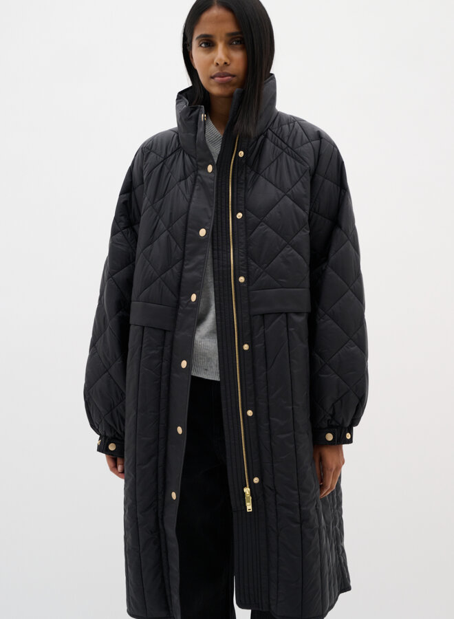 Manteau InWear Karmel mi-long noir