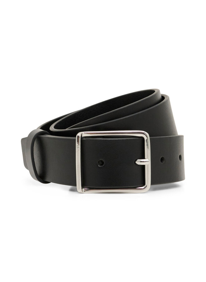 Ceinture Part Two Lisca à boucle argent noire