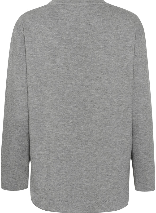 Chandail InWear Gincent à manches longues gris mélange