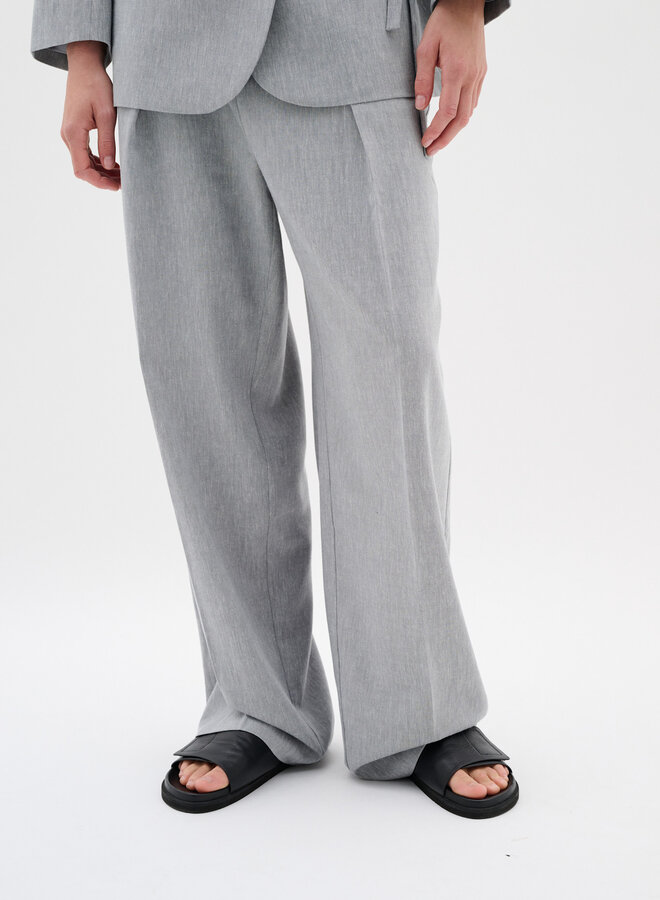 Pantalon InWear Yan à plis gris granite mélange
