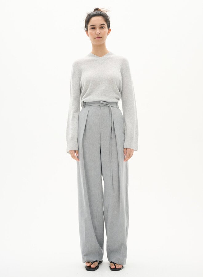 Pantalon InWear Yan à plis gris granite mélange