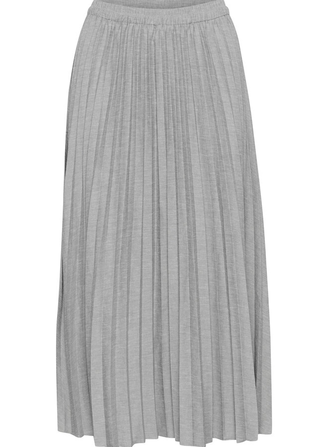Jupe longue InWear Yan à plis gris granite mélange