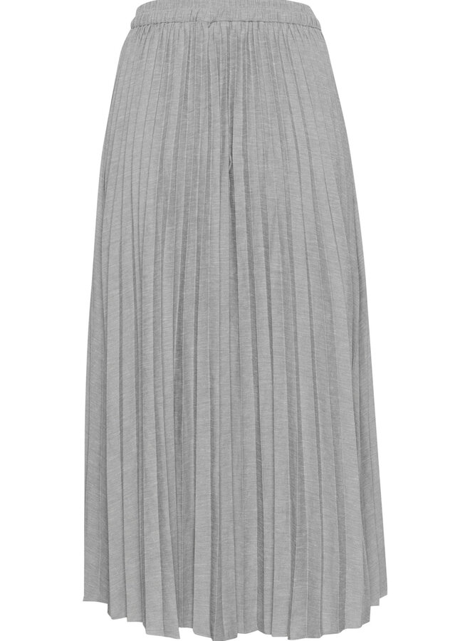 Jupe longue InWear Yan à plis gris granite mélange