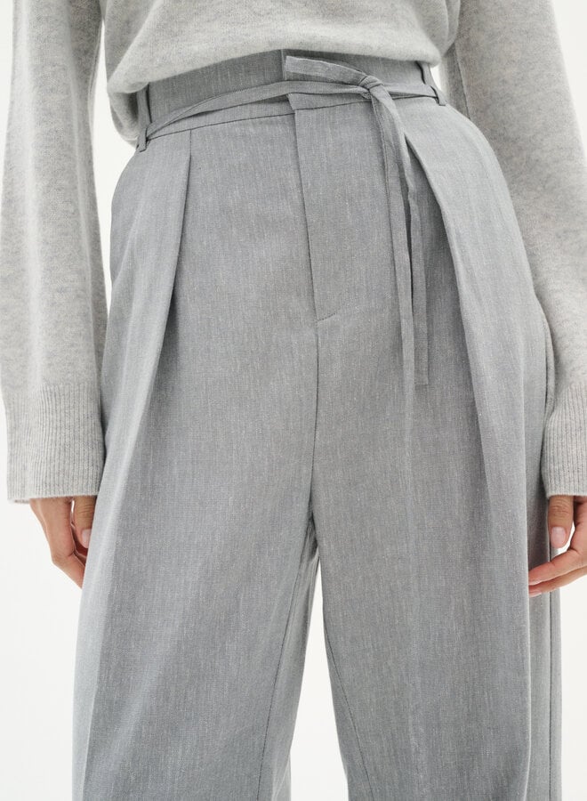 Pantalon InWear Yan à plis gris granite mélange