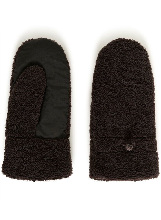 Mitaines Part Two Saisa en teddy brun