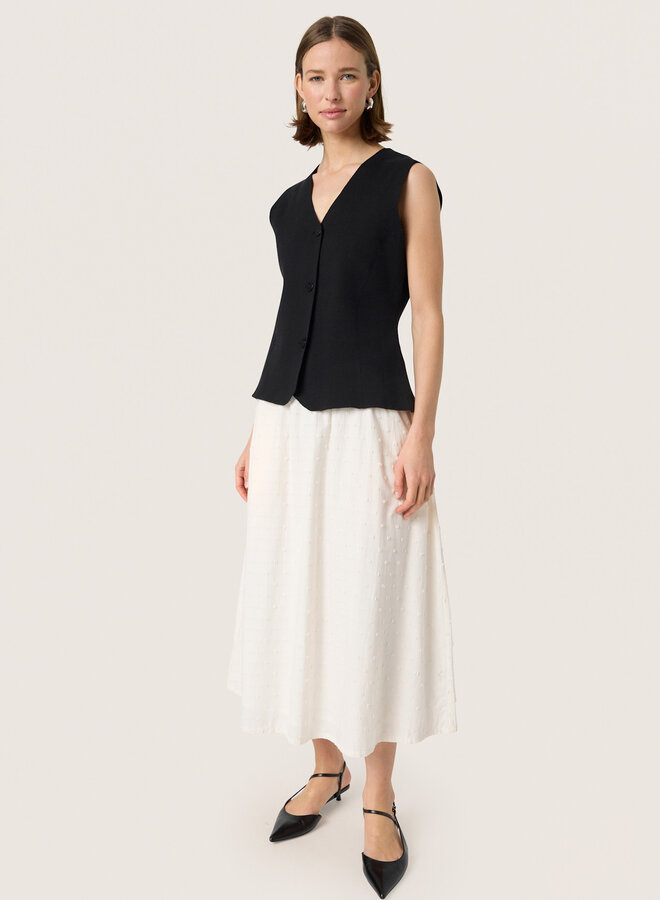 Gilet Soaked in luxury sans manches en tricot noir