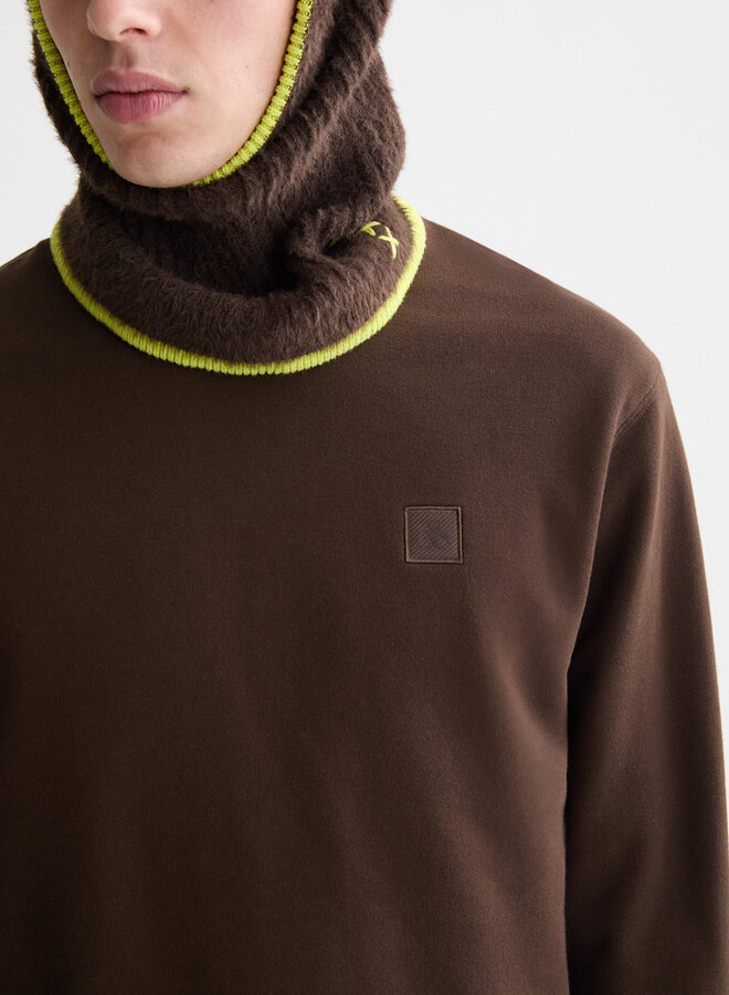 Chandail Scotch & Soda molletonné brun chocolat