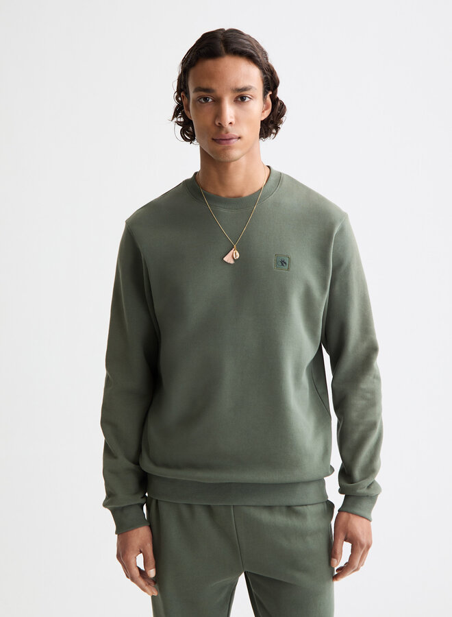 Chandail Scotch & Soda molletonné vert thym