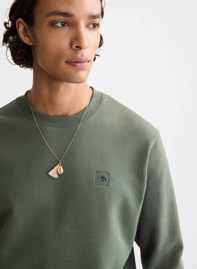 Chandail Scotch & Soda molletonné vert thym