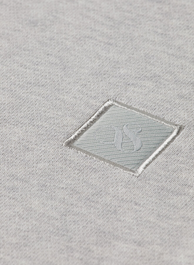 Chandail Scotch & Soda signature molletonné gris pâle mélange