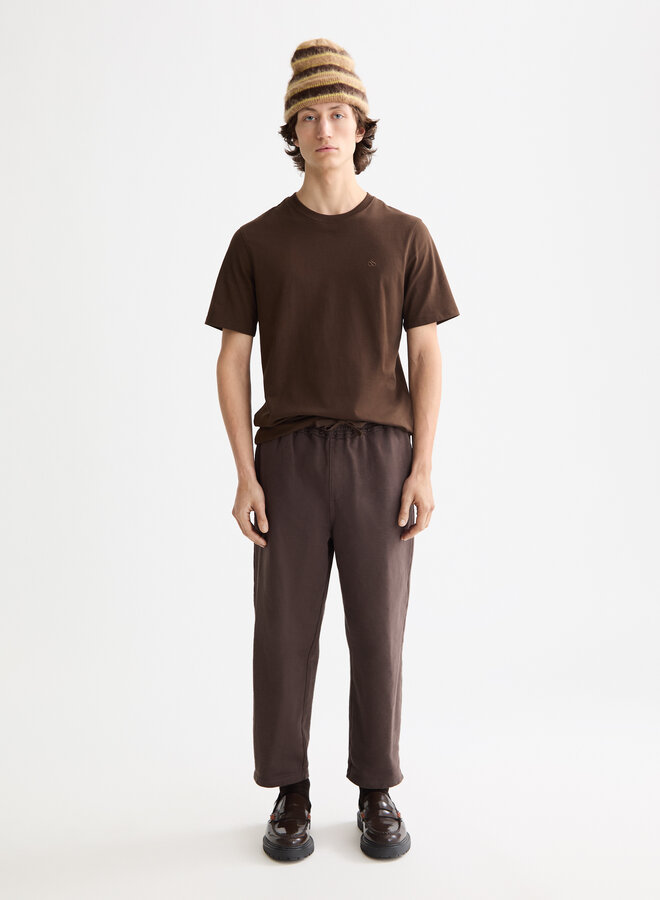 T-shirt Scotch & Soda signature brun chocolat