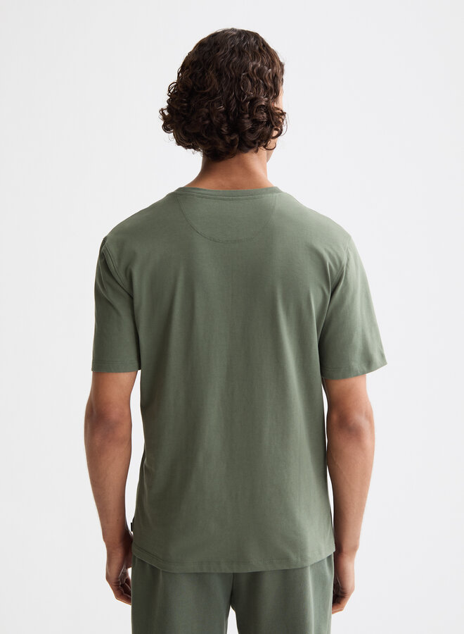 T-shirt Scotch & Soda signature vert thym