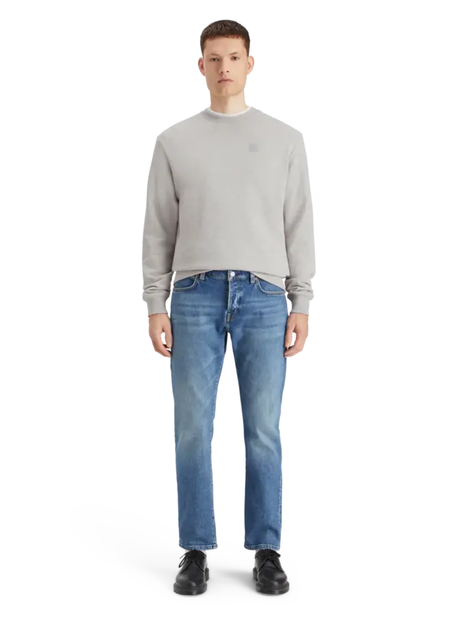 Chandail Scotch & Soda signature molletonné gris pâle mélange