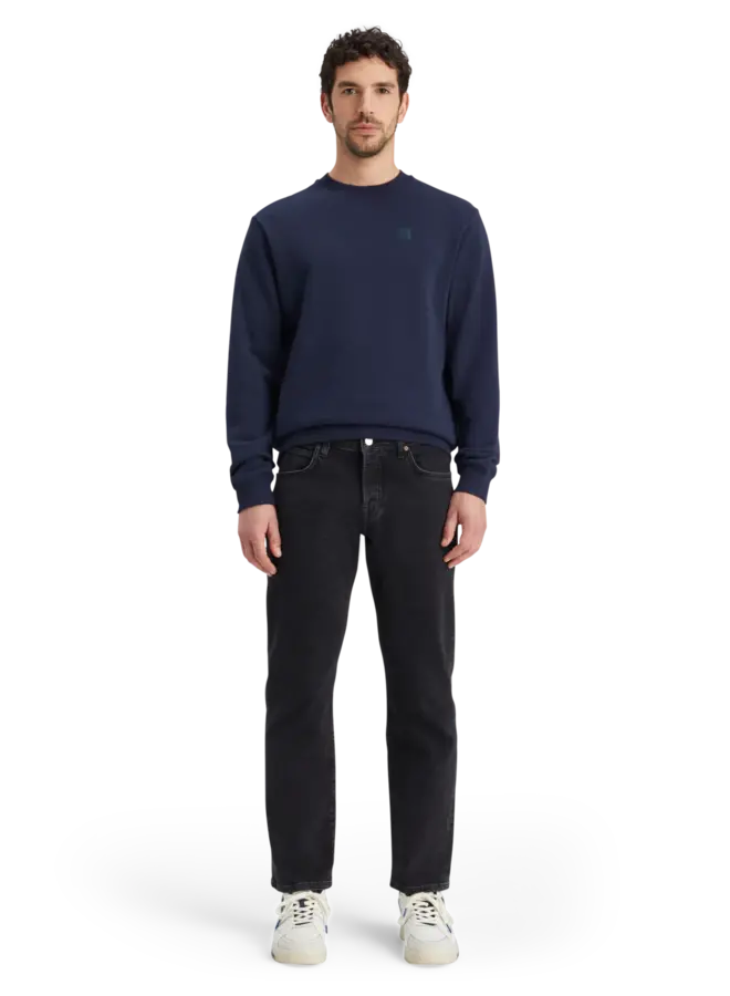 Chandail Scotch & Soda signature molletonné bleu marine