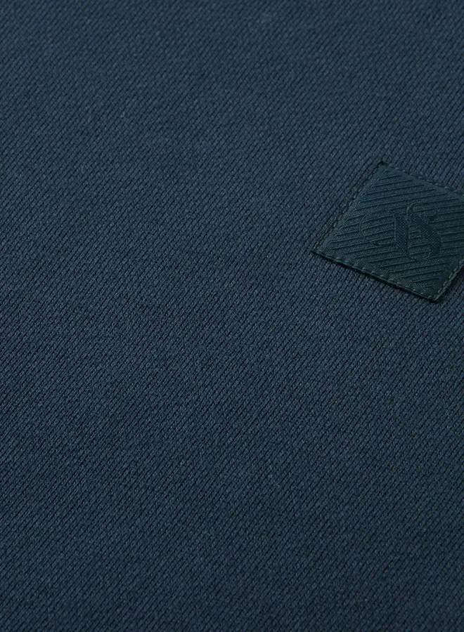 Chandail Scotch & Soda signature molletonné bleu marine