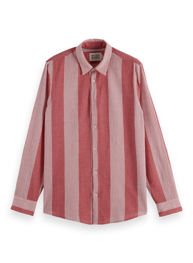 Chemise Scotch & Soda rayée rouge & blanche