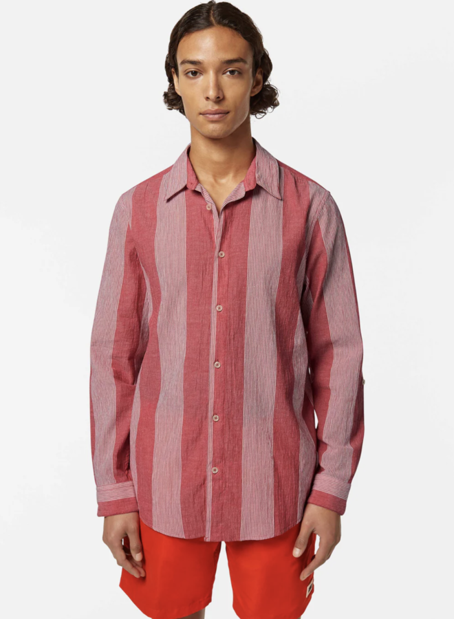 Chemise Scotch & Soda rayée rouge & blanche