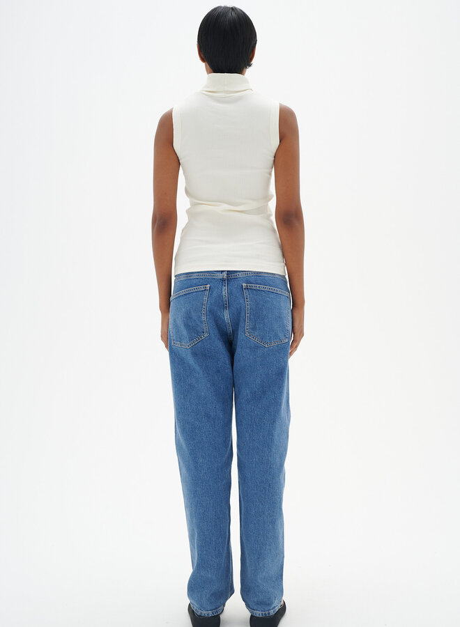 Chandail InWear Dagna à col roulé sans manches écru