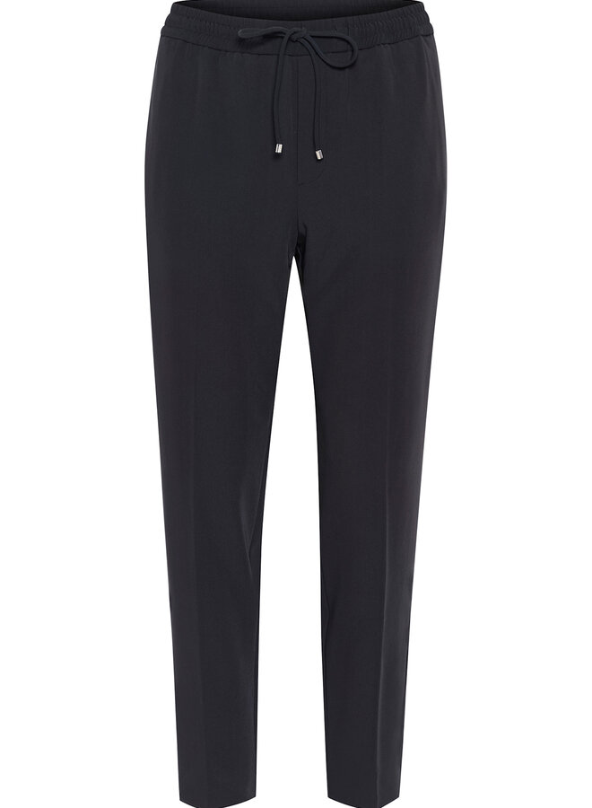 Pantalon InWear Adian à taille élastique bleu marine