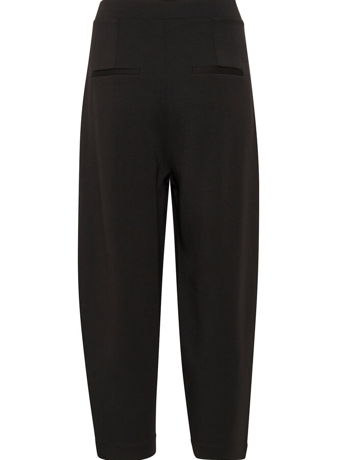 Pantalon InWear Pannie en jersey & plis noir