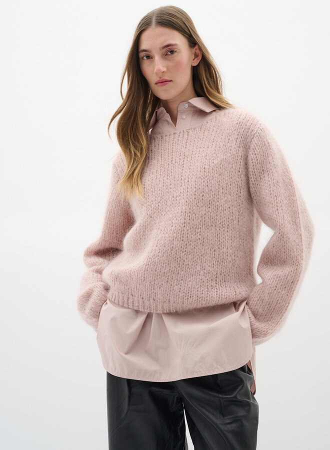 Tricot InWear Jetra en mohair rose blush