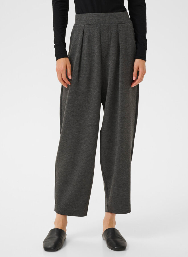 Pantalon InWear Pannie en jersey & plis gris foncé