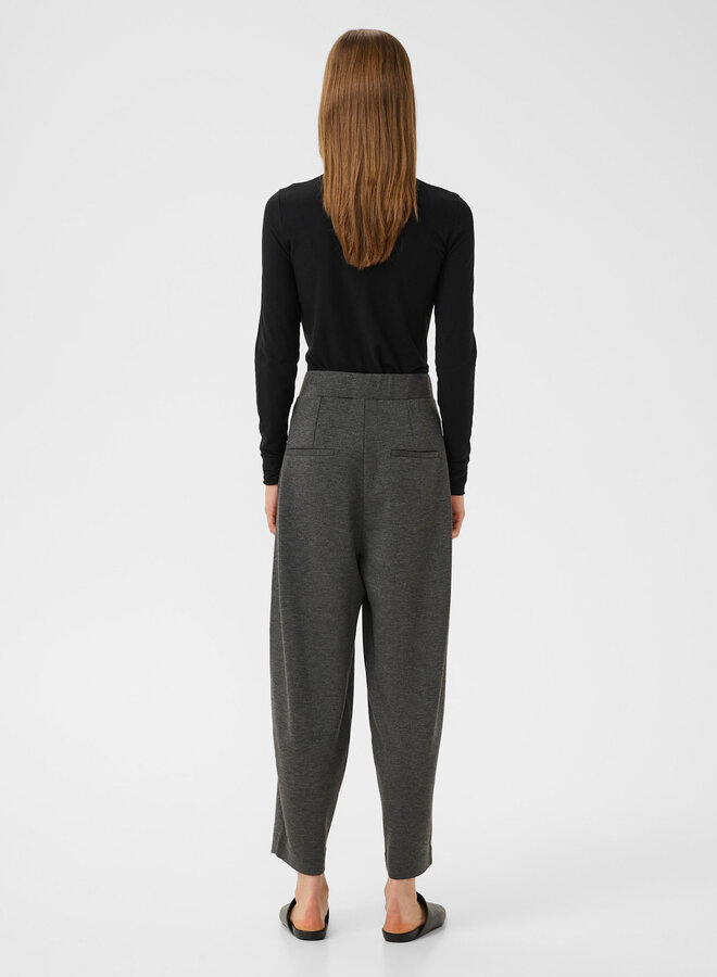 Pantalon InWear Pannie en jersey & plis gris foncé
