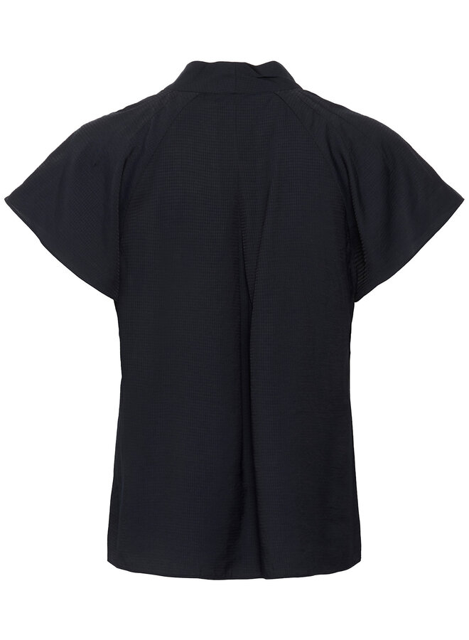 Haut InWear Adelina à col V & manches courtes bleu marine