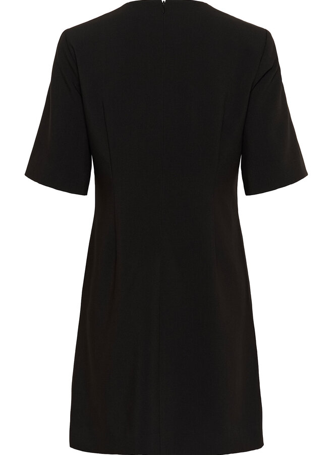 Robe InWear Bryelle à manches courtes noire