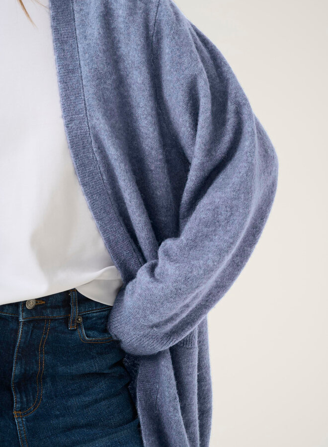 Cardigan mi-long InWear Guni bleu lavande