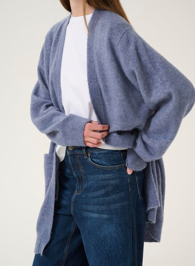 Cardigan mi-long InWear Guni bleu lavande