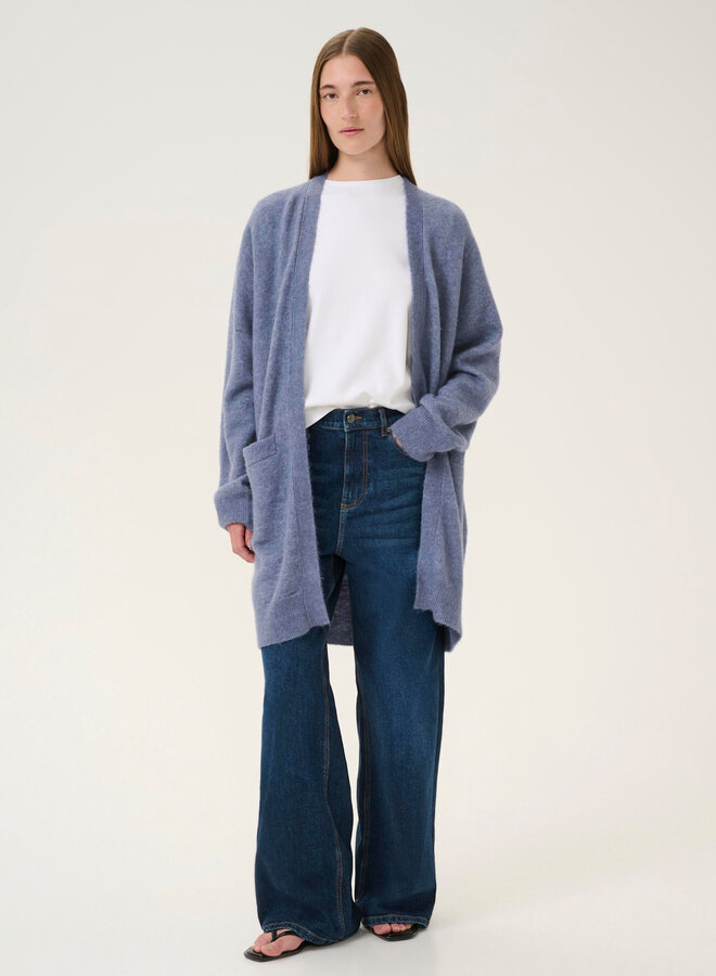 Cardigan mi-long InWear Guni bleu lavande