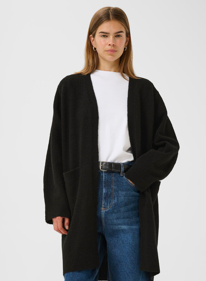 Cardigan mi-long InWear Guni noir