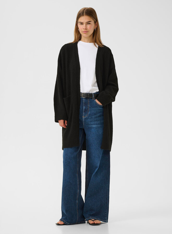 Cardigan mi-long InWear Guni noir