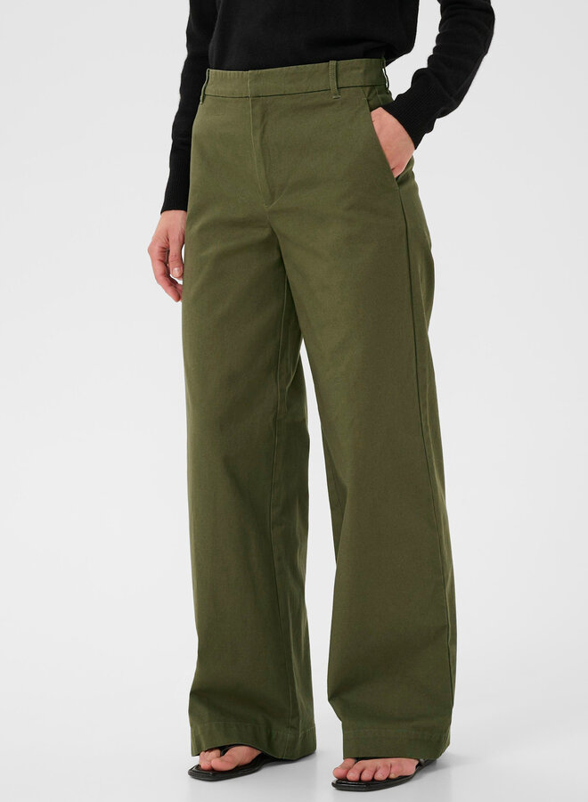 Pantalon InWear Nicky vert lierre