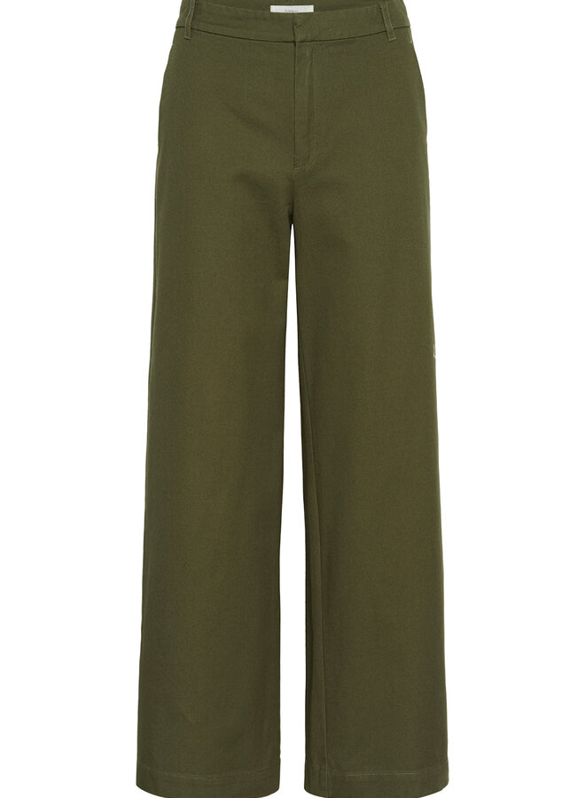 Pantalon InWear Nicky vert lierre