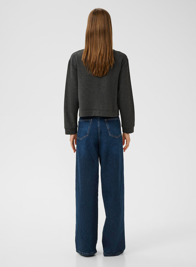 Jacket InWear Gida en jersey avec boutons or gris foncé