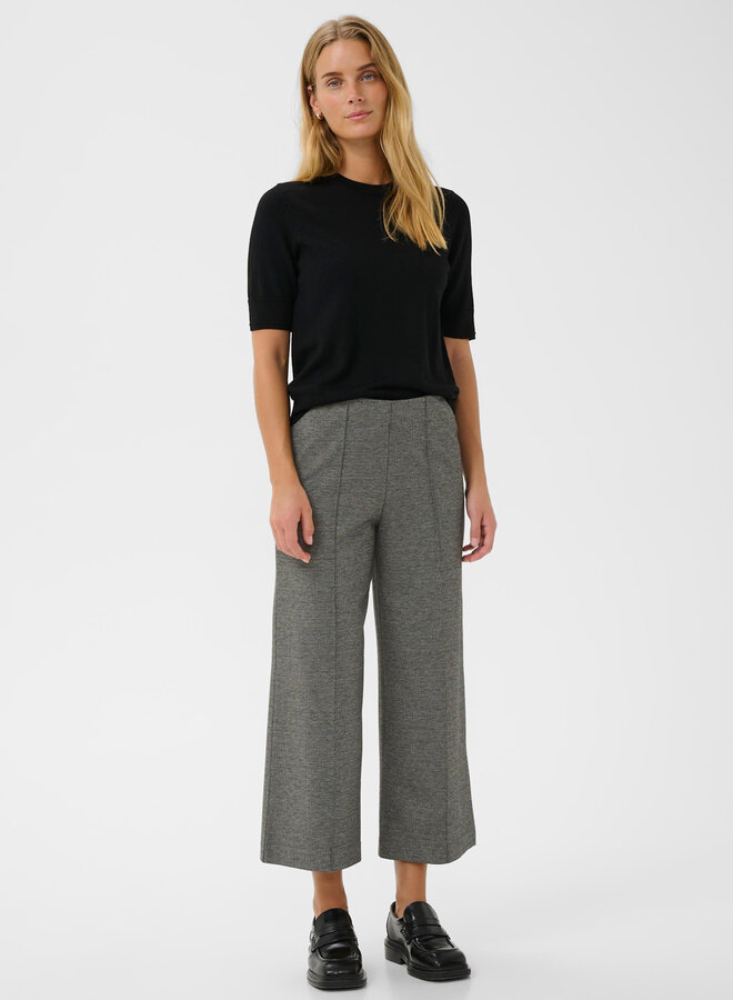 Pantalon Part Two Ilian à taille élastique poivre & sel