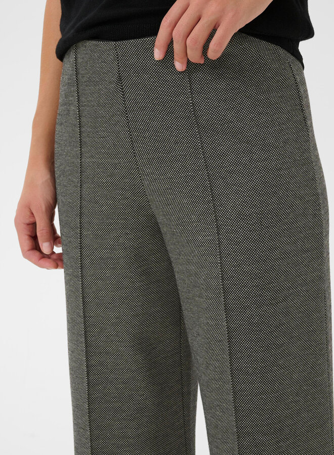 Pantalon Part Two Ilian à taille élastique poivre & sel