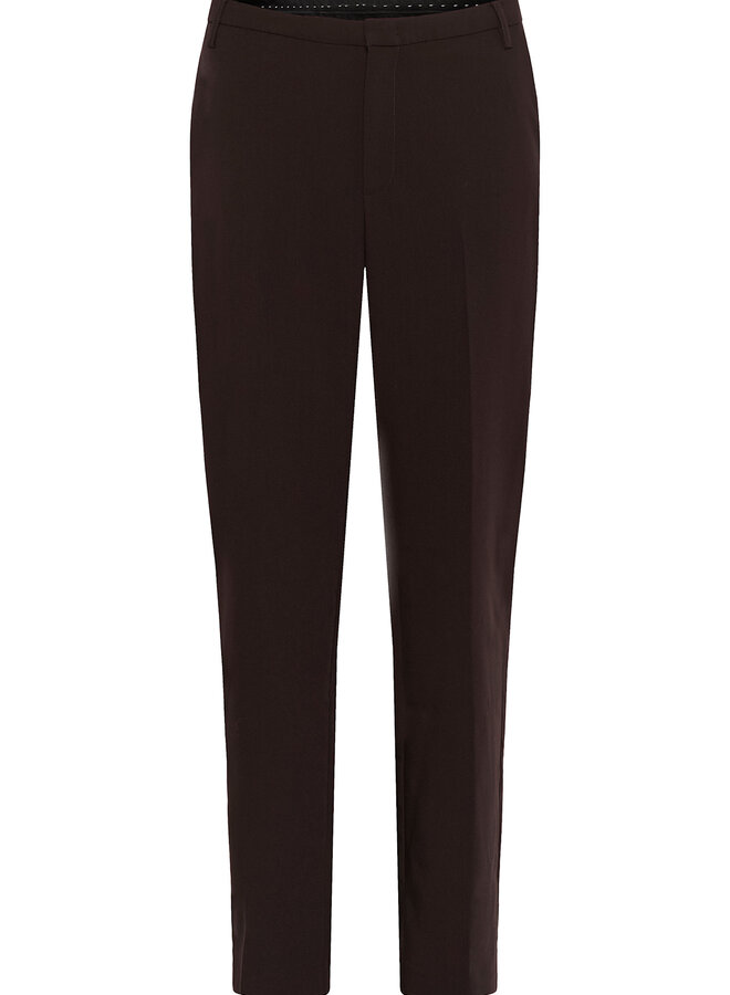 Pantalon Part Two Birdie brun chocolat