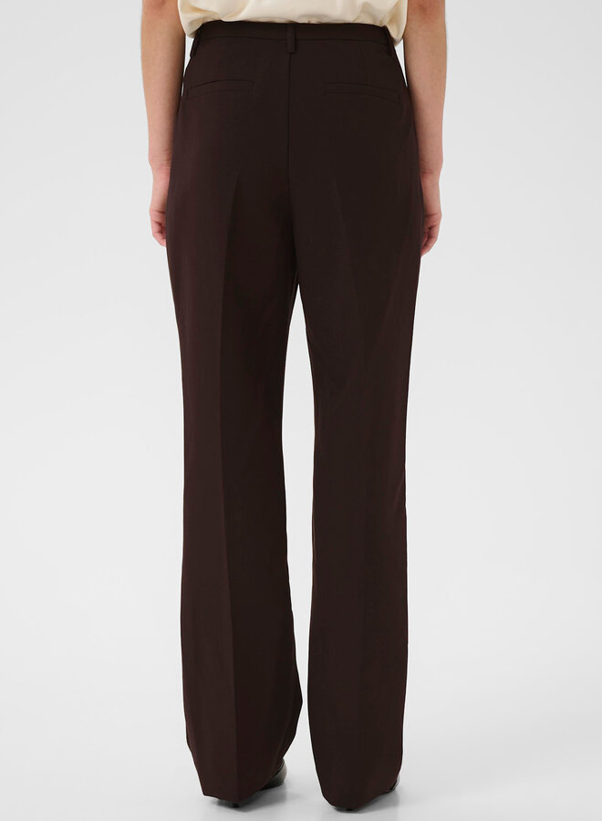 Pantalon Part Two Birdie brun chocolat