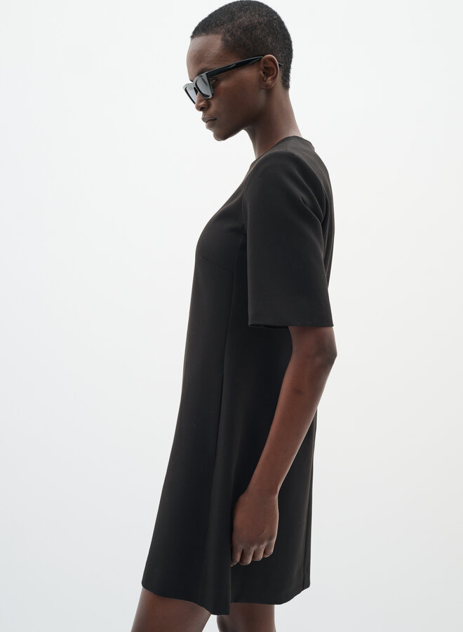 Robe InWear Bryelle à manches courtes noire