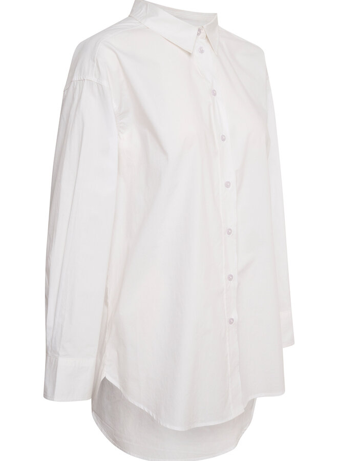 Chemise Part Two Savanna surdimensionnée blanche