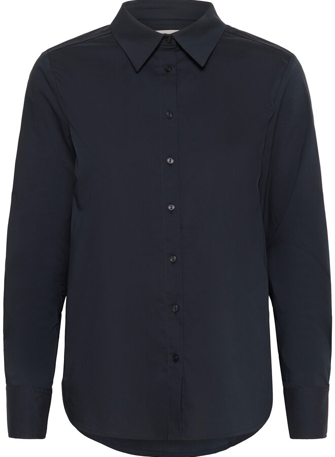 Chemise Part Two Nimini à col classique bleu marine